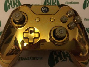 Dorado y con casquillos de bala: éste es el mando con el que Chevy Woods juega a su Xbox One