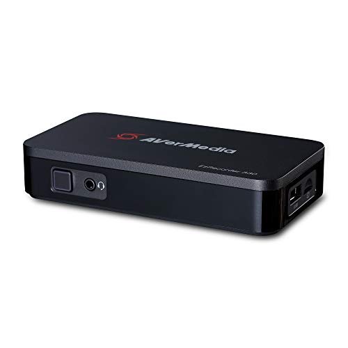 AVerMedia EZRecorder 330,4K Paso a través y grabación 1080p, grabadora HDMI, PVR, DVR, grabación programada, emisor de Infrarrojos, edición sin PC, fácil instalación (ER330)